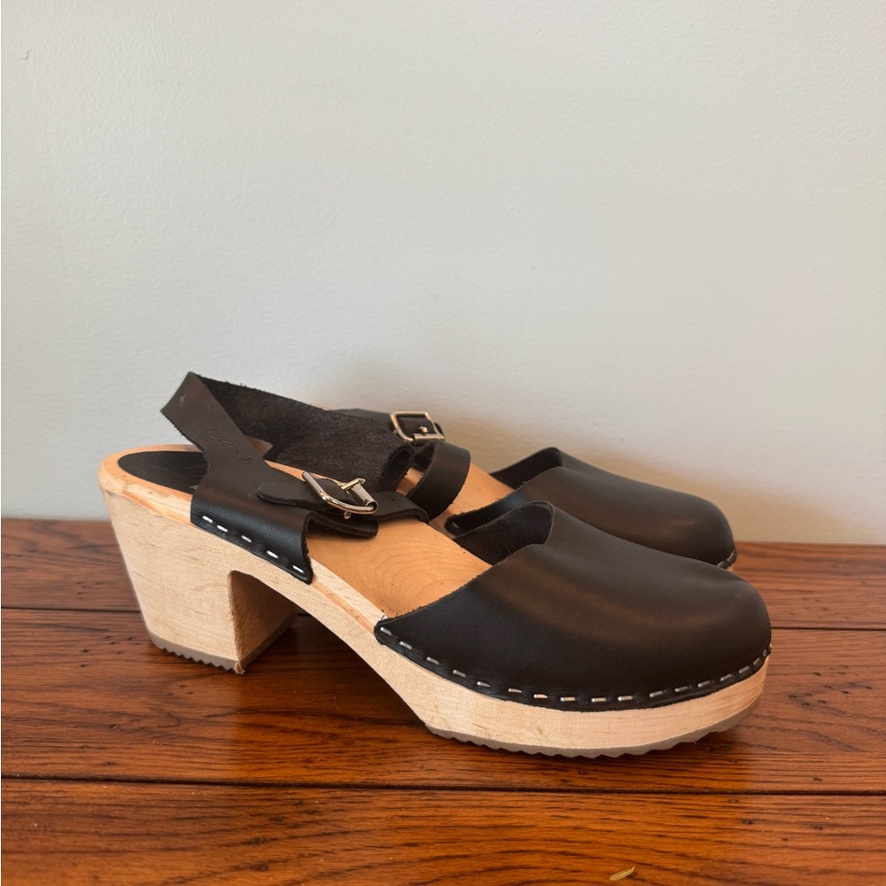 Black Lotta From Stockholm Highwood Clogs - Size 41
